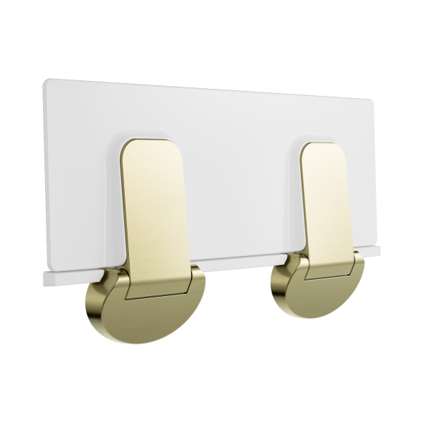 Nero Mecca Care Shower Seat 960X330mm Brushed Gold - NRCR0002BG