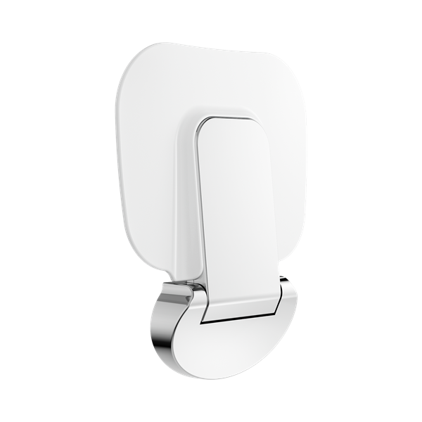 Nero Mecca Care Shower Seat 400X330mm Chrome - NRCR0003CH