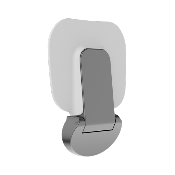 Nero Mecca Care Shower Seat 400X330mm Gun Metal - NRCR0003GM