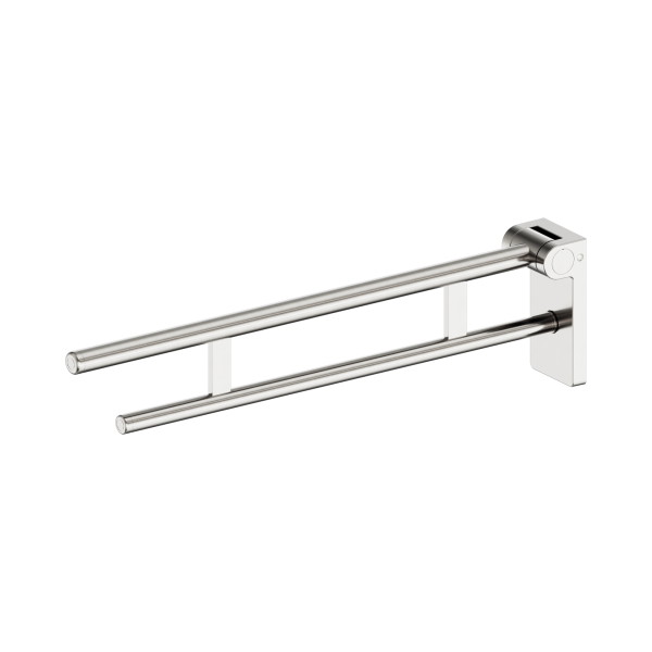 Nero Mecca Care Foldable Toilet Support Arm Brushed Nickel - NRCR0007BN