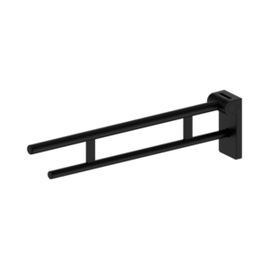 Nero Mecca Care Foldable Toilet Support Arm Matte Black - NRCR0007MB