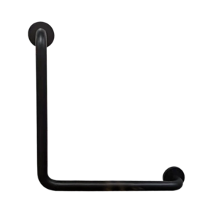 Nero Classic Care SS304 450X450 Right Angle Grab Bar (Concealed Fixing) Matte Black - NRCR02MB