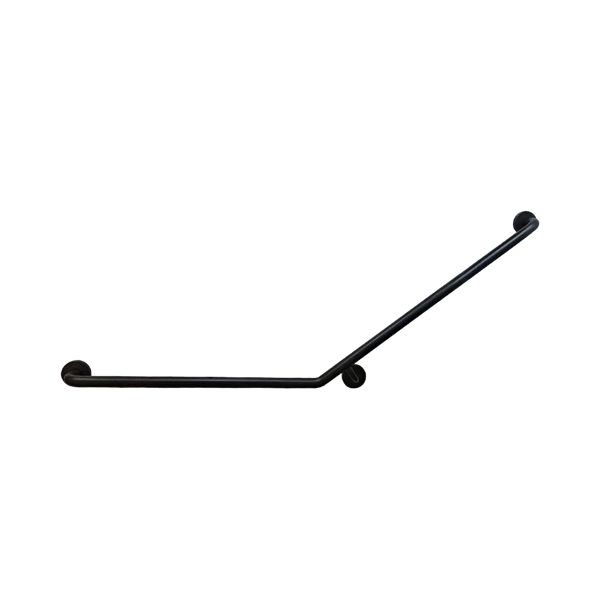 Nero Classic Care SS304 800 X 700 140 Degrees Right Hand Matte Black - NRCR03RMB