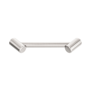 Nero Mecca Care 25mm Footrest Corner Grab Rail 215mm Brushed Nickel - NRCR2508WBN