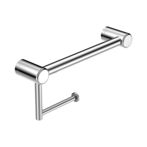 Nero Mecca Care 25mm Toilet Roll Rail 300mm Chrome - NRCR2512ACH