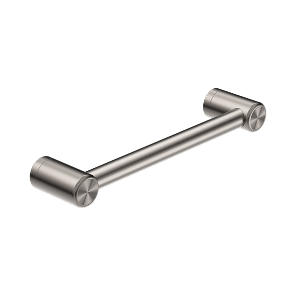 Nero Mecca Care 25mm Grab Rail 300mm Brushed Nickel - NRCR2512BN