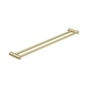 Nero Mecca Care 25mm Double Towel Grab Rail 900mm Brushed Gold - NRCR2530DBG