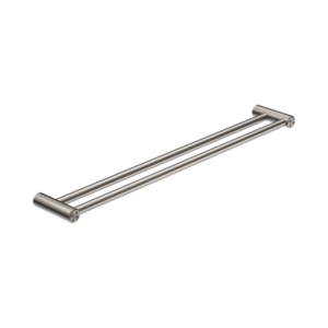 Nero Mecca Care 25mm Double Towel Grab Rail 900mm Brushed Nickel - NRCR2530DBN