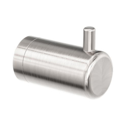 Nero Mecca Care 25mm Wall Hook Brushed Nickel - NRCR2582BN