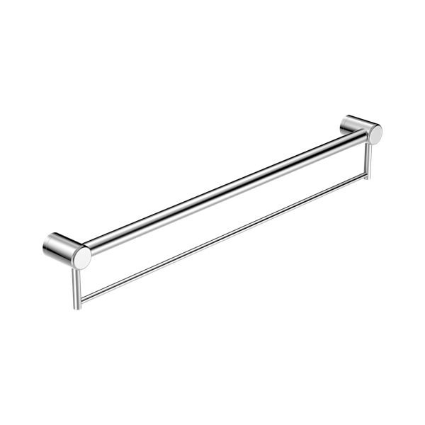 Nero Mecca Care 32mm Grab Rail With Towel Holder 900mm Chrome - NRCR3230BCH