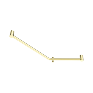 Nero Mecca Care 32mm Ambulant 45 Degree Bent Tube Grab Rail 450X650mm Brushed Gold - NRCR3245DBG