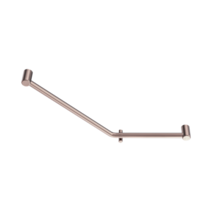 Nero Mecca Care 32mm Ambulant 45 Degree Bent Tube Grab Rail 450X650mm Brushed Bronze - NRCR3245DBZ