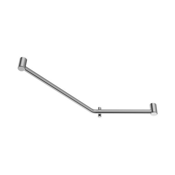 Nero Mecca Care 32mm Ambulant 45 Degree Bent Tube Grab Rail 450X650mm Chrome - NRCR3245DCH