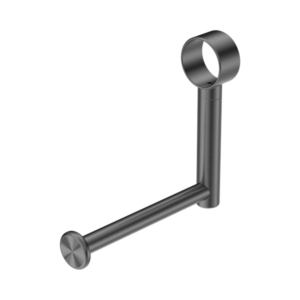 Nero Mecca Care Add On Toilet Roll Holder Gun Metal - NRCR3286TGM