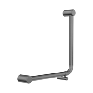 Nero Mecca Care 32mm Ambulant 90 Degree Bent Tube Grab Rail 450X450mm Gun Metal - NRCR3290DGM