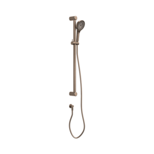 Nero Mecca Care 32mm Grab Rail And Adjustable Shower Rail Set 900mm Brushed Bronze - NRCS005BZ