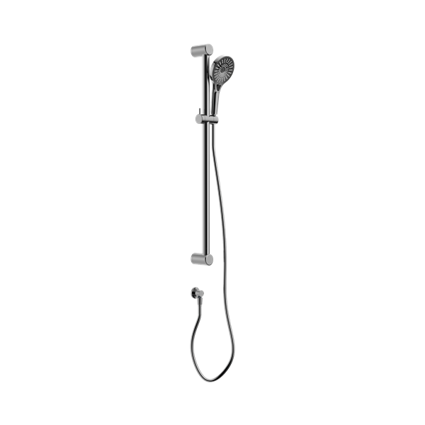 Nero Mecca Care 32mm Grab Rail And Adjustable Shower Rail Set 900mm Chrome - NRCS005CH