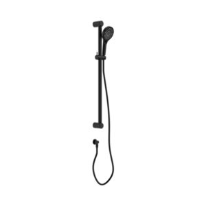 Nero Mecca Care 32mm Grab Rail And Adjustable Shower Rail Set 900mm Matte Black - NRCS005MB