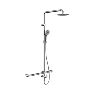 Nero Mecca Care 32mm T Bar Grab Rail 1100x 750mm Twin Shower Set Chrome - NRCS008CH