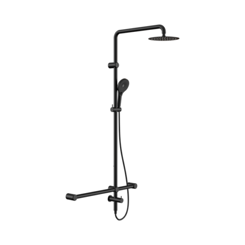 NRCS008MB-Mecca-Care-32mm-T-Bar-Grab-Rail-1100x750mm-Twin-Shower-Set-Matte-Black-Thumb.png Nero Mecca Care 32mm T Bar Grab Rail 1100x 750mm Twin Shower Set Matte Black - NRCS008MB
