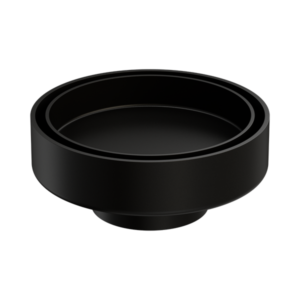 Nero 100mm Round Tile Insert Floor Waste 50mm Outlet Matte Black - NRFW003MB