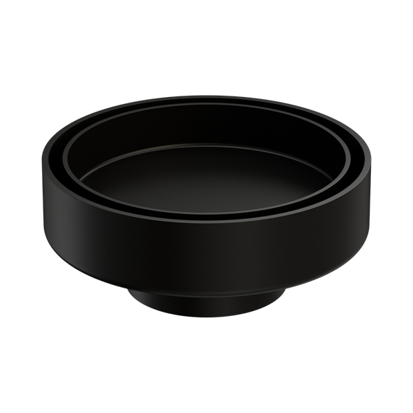 Nero 100mm Round Tile Insert Floor Waste 50mm Outlet Matte Black - NRFW003MB