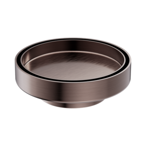Nero 130mm Round Tile Insert Floor Waste 80mm Outlet Brushed Bronze - NRFW004BZ