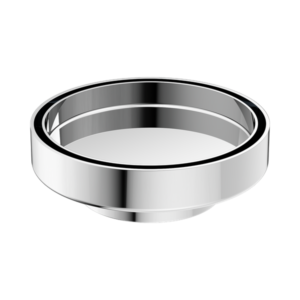 Nero 130mm Round Tile Insert Floor Waste 80mm Outlet Chrome - NRFW004CH