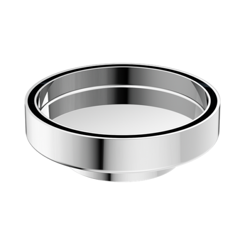 Nero 130mm Round Tile Insert Floor Waste 80mm Outlet Chrome - NRFW004CH