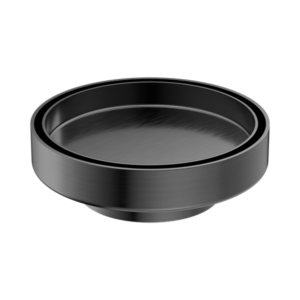 Nero 130mm Round Tile Insert Floor Waste 80mm Outlet Gun Metal - NRFW004GM