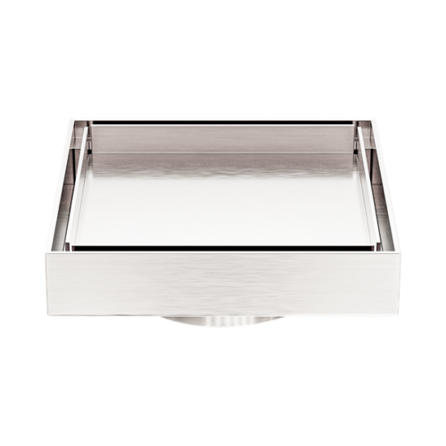 NRFW007BN-130mm-Square-Tile-Insert-Floor-Waste-80mm-Outlet-Brushed-Nickel-Thumb.png Nero 130mm Square Tile Insert Floor Waste 80mm Outlet Brushed Nickel - NRFW007BN