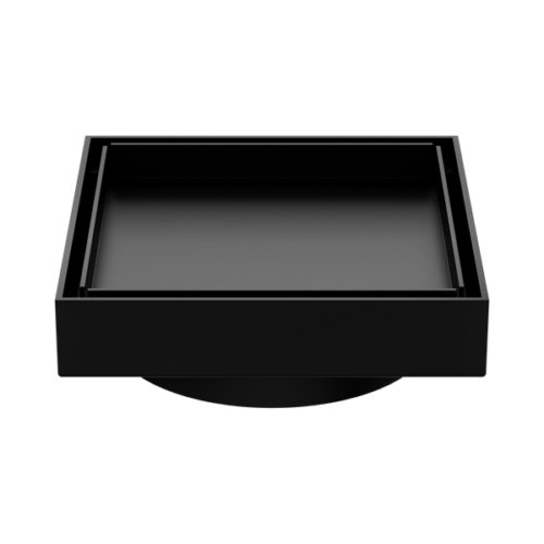 NRFW008MB-130mm-Square-Tile-Insert-Floor-Waste-100mm-Outlet-Matte-Black-Thumb.png Nero 130mm Square Tile Insert Floor Waste 100mm Outlet Matte Black - NRFW008MB