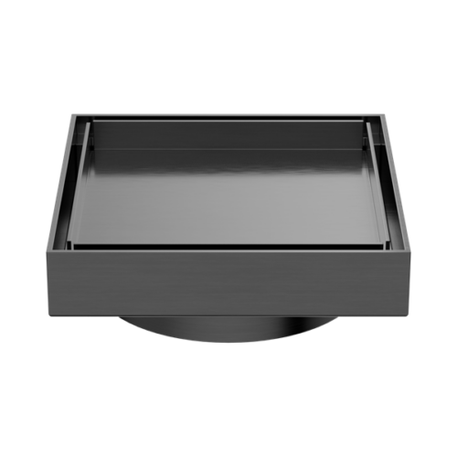 NRFW009GM-100mm-Square-Tile-Insert-Floor-Waste-80mm-Outlet-Gun-Metal-Thumb.png Nero 100mm Square Tile Insert Floor Waste 80mm Outlet Gun Metal - NRFW009GM