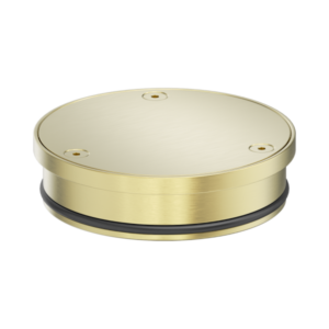Nero 316L Stainless Round Clear Out 100mm Outlet Brushed Gold - NRFW010BG