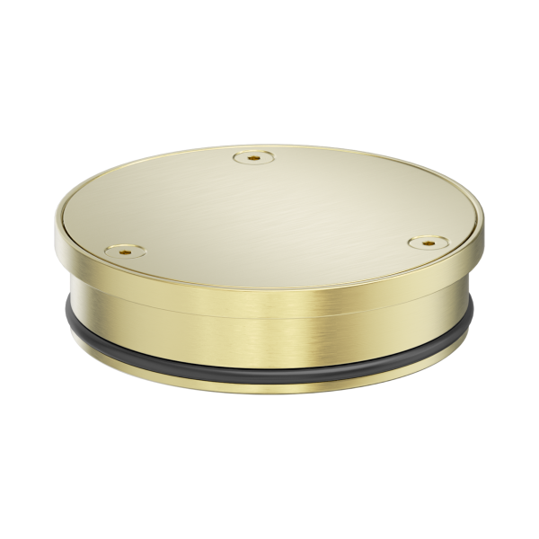 Nero 316L Stainless Round Clear Out 100mm Outlet Brushed Gold - NRFW010BG