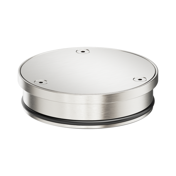 Nero 316L Stainless Round Clear Out 100mm Outlet Brushed Nickel - NRFW010BN