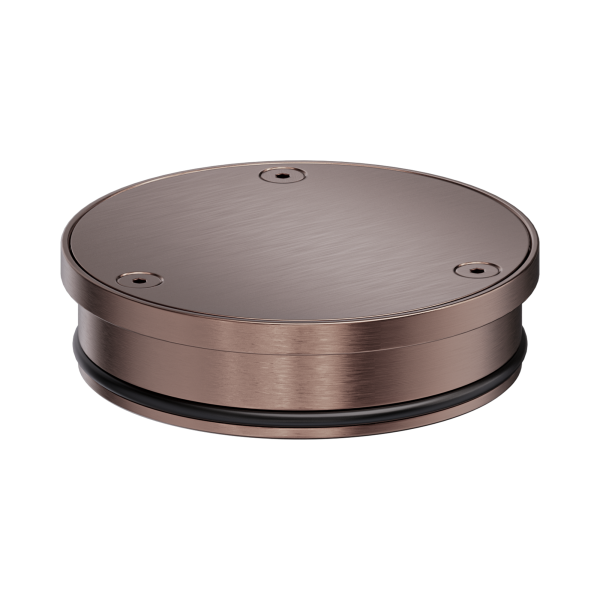 Nero 316L Stainless Round Clear Out 100mm Outlet Brushed Bronze - NRFW010BZ