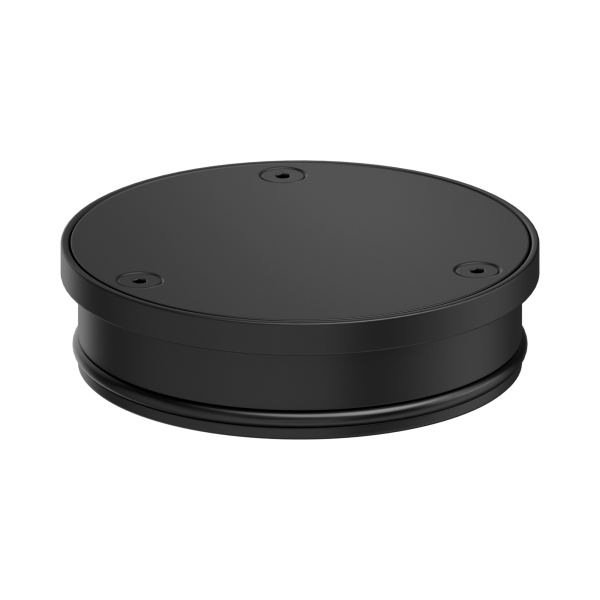 Nero 316L Stainless Round Clear Out 100mm Outlet PVD Black - NRFW010PB