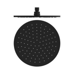 Nero 250mm Round Shower Head Matte Black - NRROA1001MB