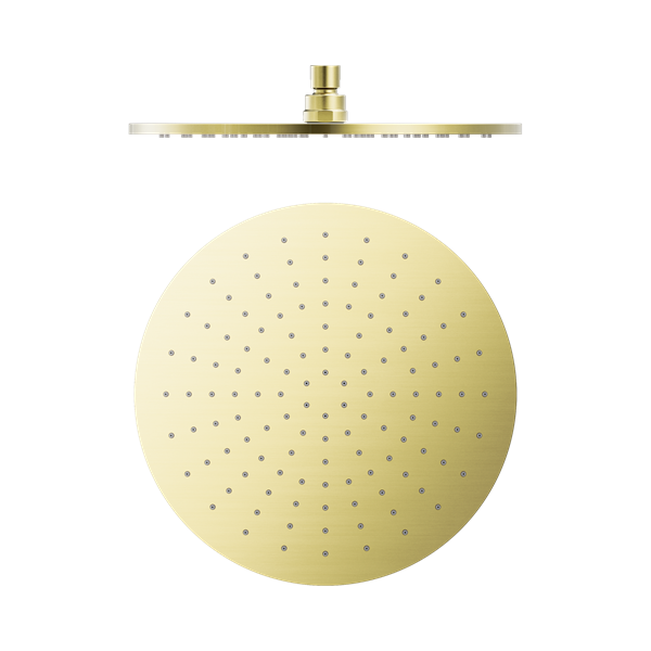 Nero 300mm Round Shower Head Brushed Gold - NRROA1202BG