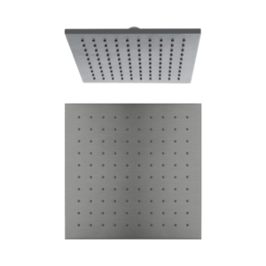 Nero 250mm Square Shower Head Gun Metal - NRROB1003GM