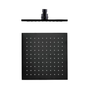 Nero 250mm Square Shower Head Matte Black - NRROB1003MB