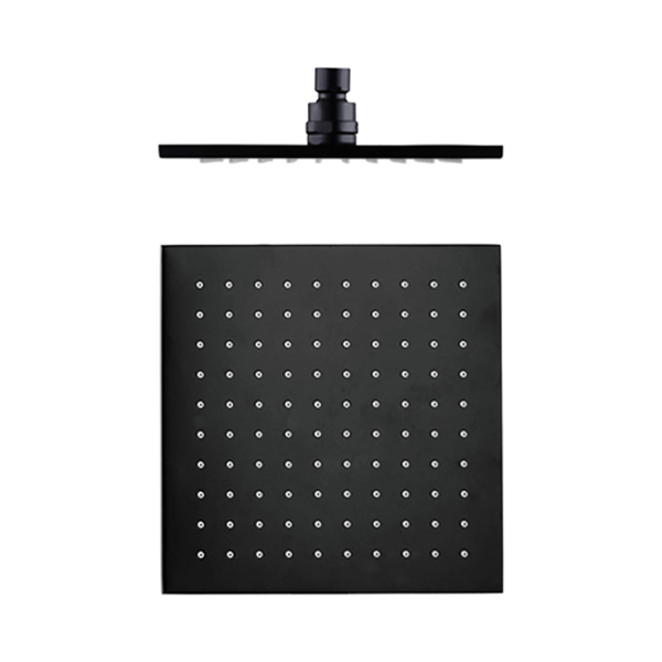 Nero 250mm Square Shower Head Matte Black - NRROB1003MB