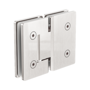 Nero 180 Degree Glass To Glass Shower Hinge 10mm Glass Brushed Nickel - NRSH102aBN