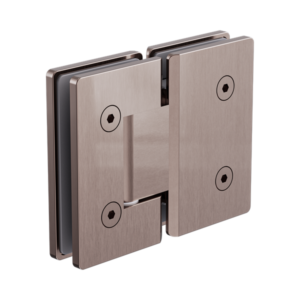 Nero 180 Degree Glass To Glass Shower Hinge 10mm Glass Brushed Bronze - NRSH102aBZ