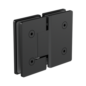 Nero 180 Degree Glass To Glass Shower Hinge 10mm Glass Matte Black - NRSH102aMB