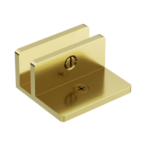 NRSH202BG-Shower-F-Bracket-10mm-Glass-Brushed-Gold-Thumb.png Nero Shower F Bracket 10mm Glass Brushed Gold - NRSH202BG