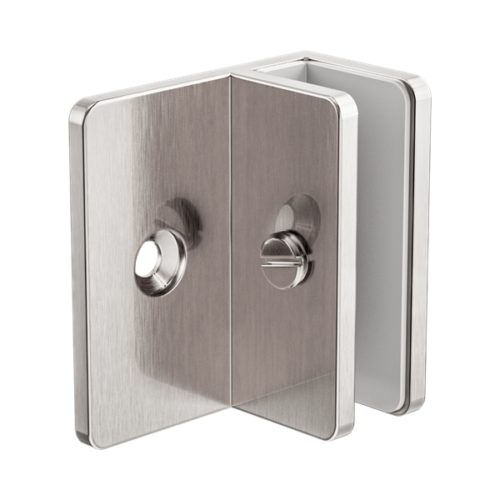 NRSH202aBN-Shower-F-Bracket-10mm-Glass-Brushed-Nickel-Thumb.png Nero Shower F Bracket 10mm Glass Brushed Nickel - NRSH202aBN