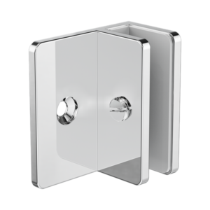Nero Shower F Bracket 10mm Glass Chrome - NRSH202aCH