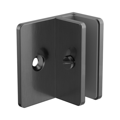 NRSH202aGM-Shower-F-Bracket-10mm-Glass-Gun-Metal-Thumb.png Nero Shower F Bracket 10mm Glass Gun Metal - NRSH202aGM
